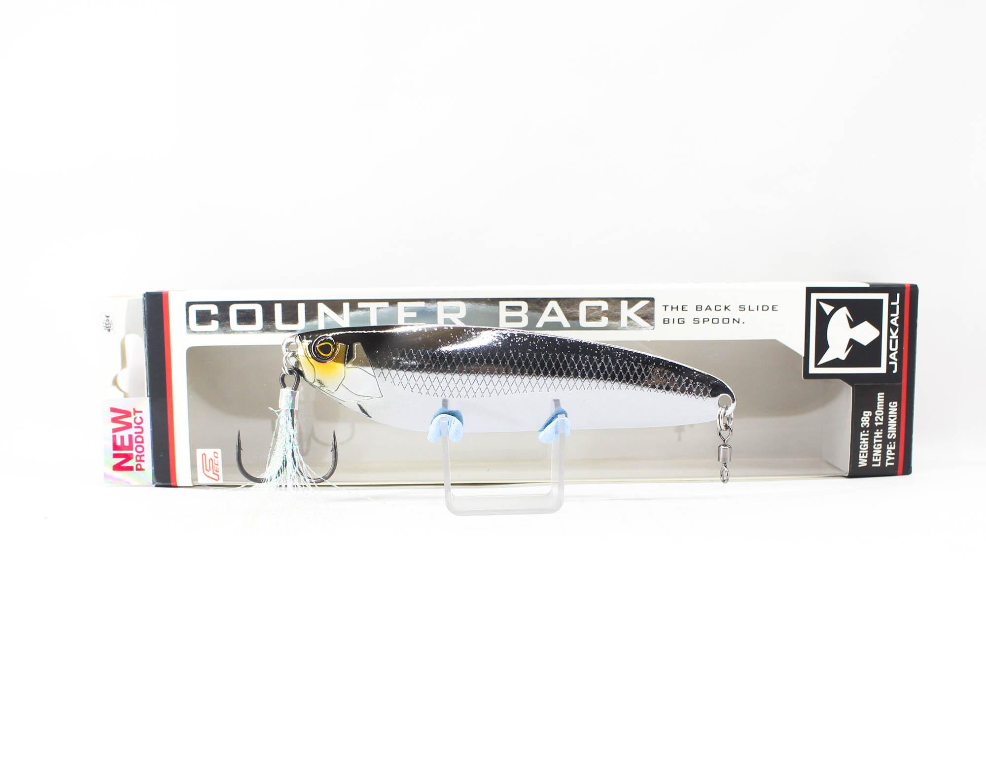 

Jackall Spoon Counter Back 38 grams Sinking Lure Stealth Smoke Shad (9919)