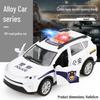 Boy's Alloy Pull-Back Toy Car Set: Police, Taxi, and Fire Truck Models