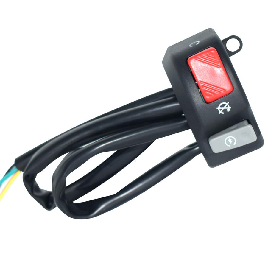 

12V Motorcycle Switches 7/8 22mm Handlebar Mount Headlight Fog Light Horn ON OF