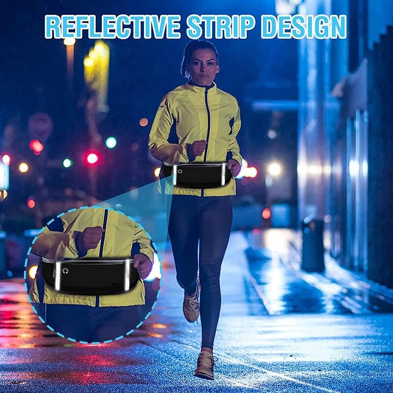 Professionelle Lauf-Hüfttasche Sportgürtel-Tasche Handyhülle Herren Damen Versteckte Tasche Fitnessstudio Sporttaschen Laufrucksack