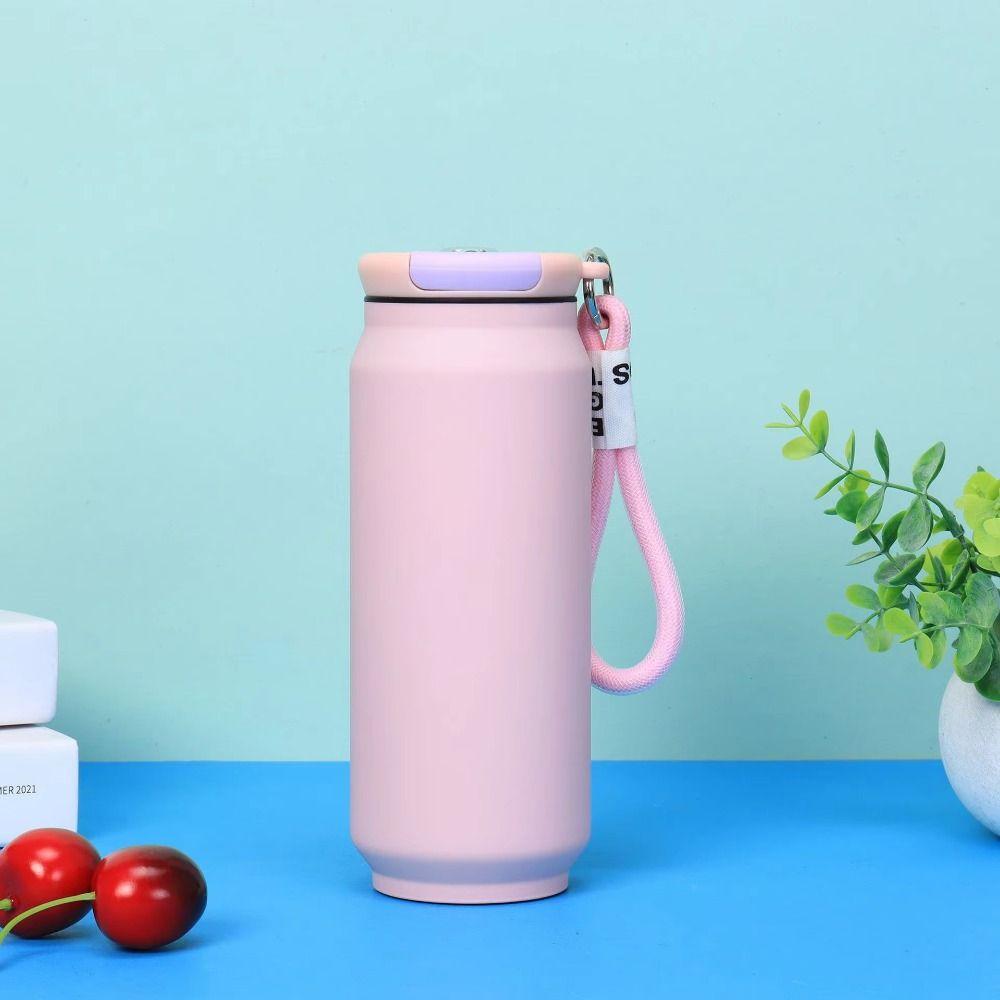 Wide Mouth Thermal Water Bottle 500ML Vacuum Flask Gift Sport Thermos Cup  Outdoor Activities