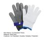 1 szt. Rękawica robocza odporna na przecięcia Rękawica metalowa z siatki ze stali nierdzewnej