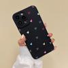A Colorful Small Heart-Shaped Eye Black Phone Case For iPhone 17 Cases iPhone 17E 16 Pro Max 15 14 13 12 11 XS XR 7 8 Plus Cover