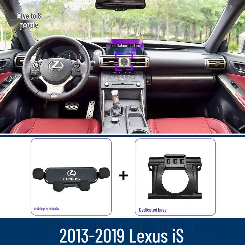Suport Dedicat pentru Telefon Auto Lexus iS cu Bază Specifică Vehiculului - Durabil și Stabil