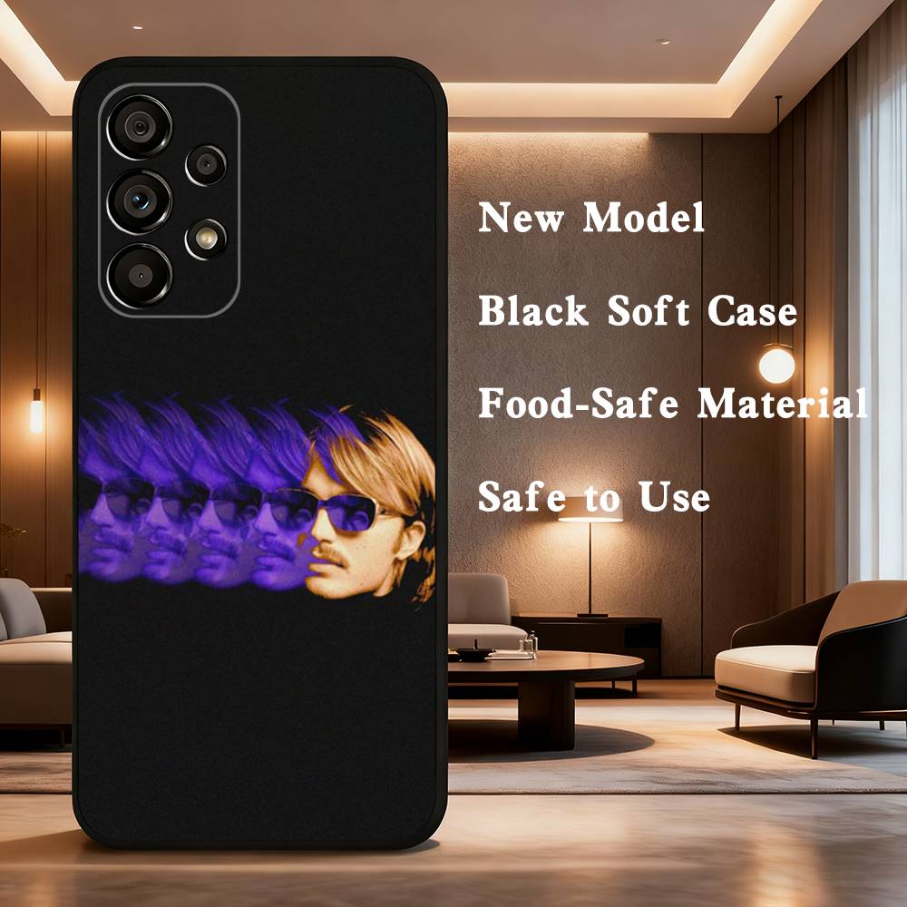 D-Djo Singer Joe K-Keery For Samsung Galaxy A53,31,52,72,41,22,73,32,71,Note,J7,8,9,5G Soft Black Silicone Phone Case