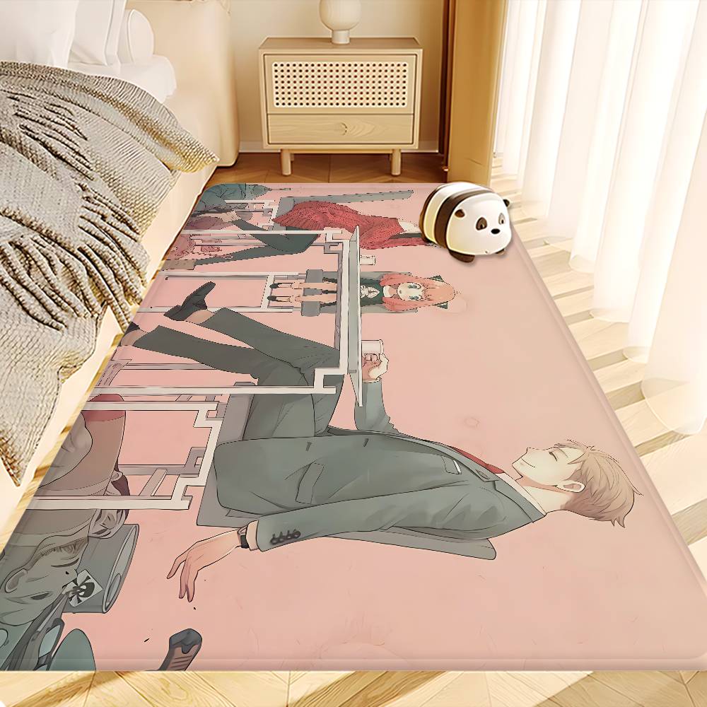 Anime Spy X Family Anya Room Mats Cheaper Anti-slip Modern Living Room Balcony Printed Household Carpets