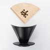 40/100 Stück kegelförmiges Kaffeefilterpapier für 1–4 Tassen, V-förmiges Design, Einweg-Kaffeefilterpapier, V01/V02 Kaffeefilter