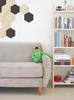 Wooden Hexagon Wall Panel 1 PCS Plywood Hexagon for Living Room Decoration