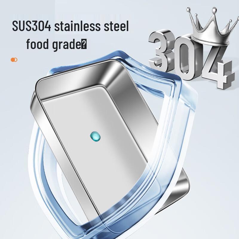 Lebensmittelaufbewahrungsbox aus 304 Edelstahl mit Deckel