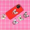 Mobile Phone Ring Buckle Holder Cartoon Cute Metal Desktop Creative New Painted Butterfly Mobile Phone Ring Buckle Holder