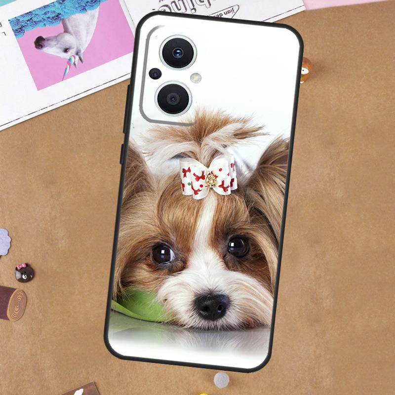 Mini Yorkshire Terrier Case For OPPO Reno 8T 4Z 5Z 11F 8 10 11 Pro 5 6 7 Lite OPPO Find X6 Pro X2 X3 X5 Lite Cover