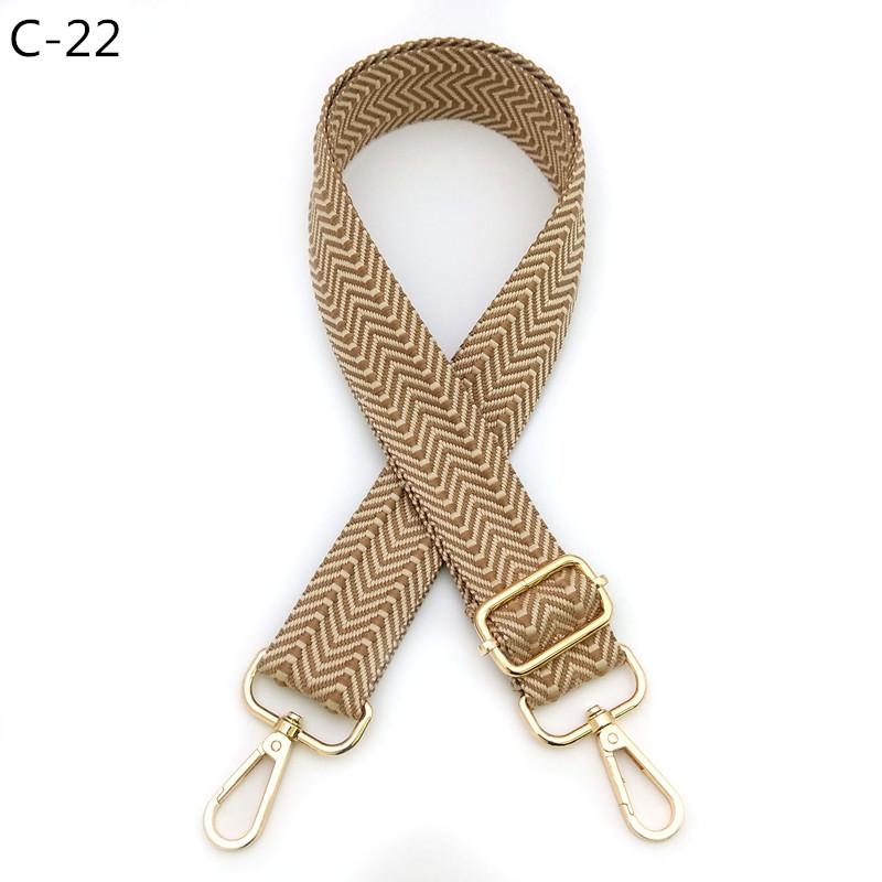 New Arrow Solid Color Bag Shoulder Strap Accessories One Shoulder Oblique Span Adjustable Replacement School Bag Wave Strap