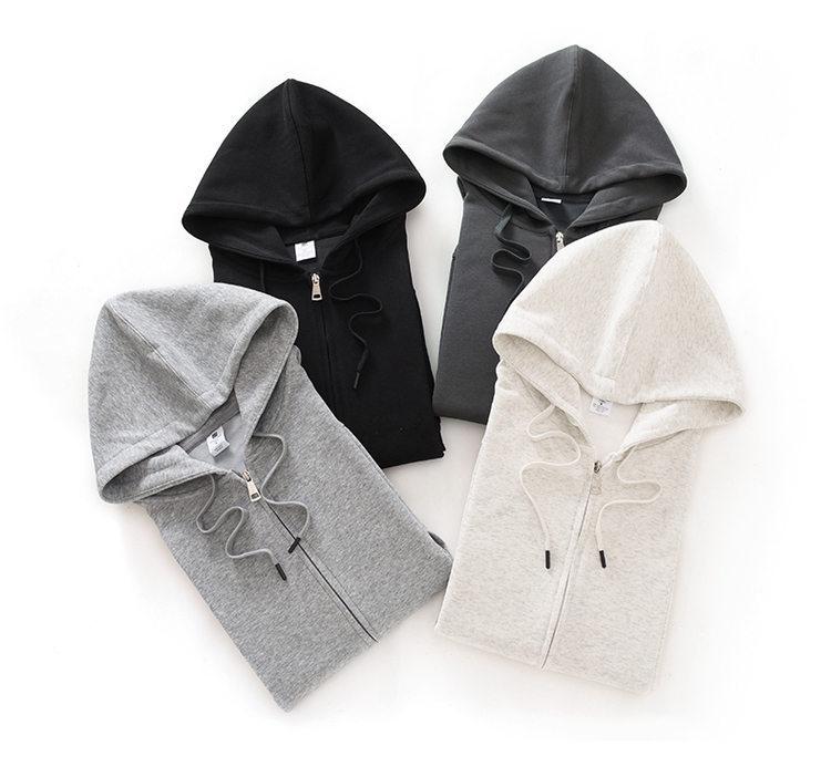 Bluza rozpinana z kapturem w stylu hongkońskim, unisex – Codzienna kurtka sportowa dla mężczyzn i kobiet