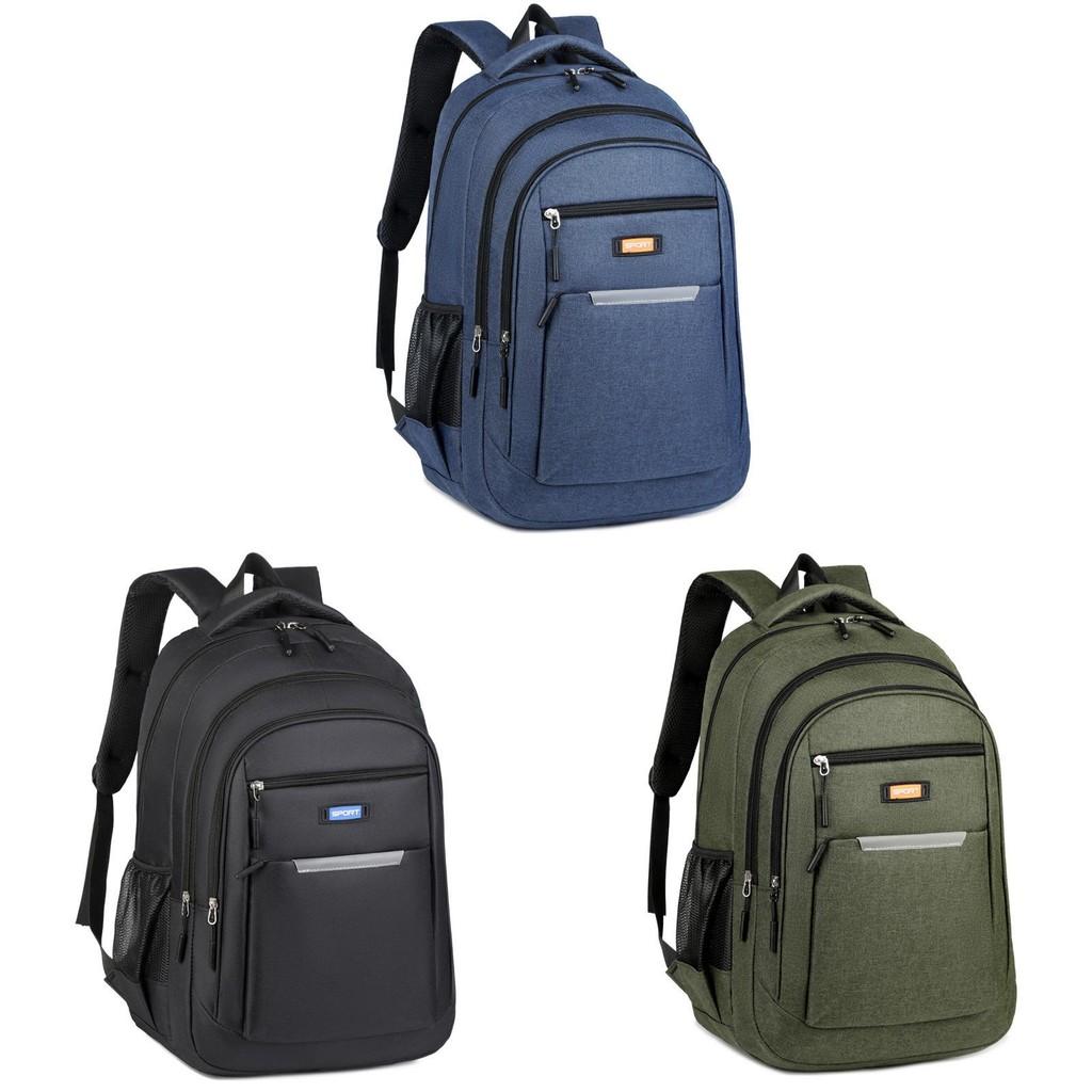Laptop Backpack Breathable Compartment Bag For Travel School Durable Unisex