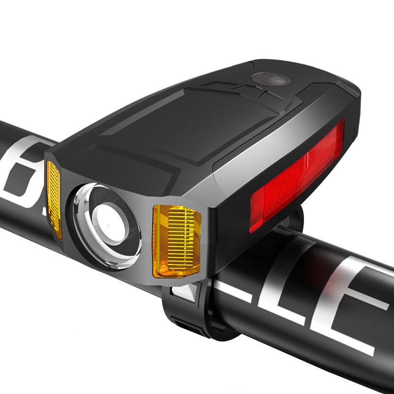 

Multifunctional Bike Computer with Headlight, Battery Indicator, Horn, Anti-glare, and Smart Sensor