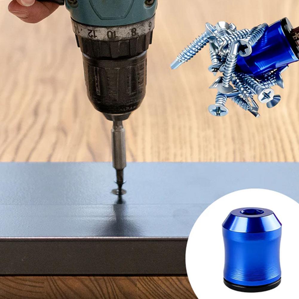 Magnetic Bit Holder Alloy Magnetic Ring For Cross Slotted Screwdriver Head Bit Strong Magnetizer Drill Bit Magnetic Ring