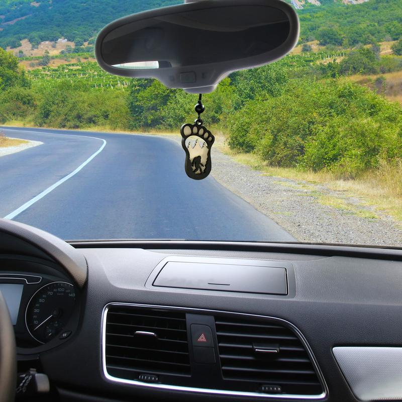 

Large Foot Christmas Ornament Wooden Hangable Decoration Car Hangable Ornament Christmas Tree Ornament for Holiday Party CN