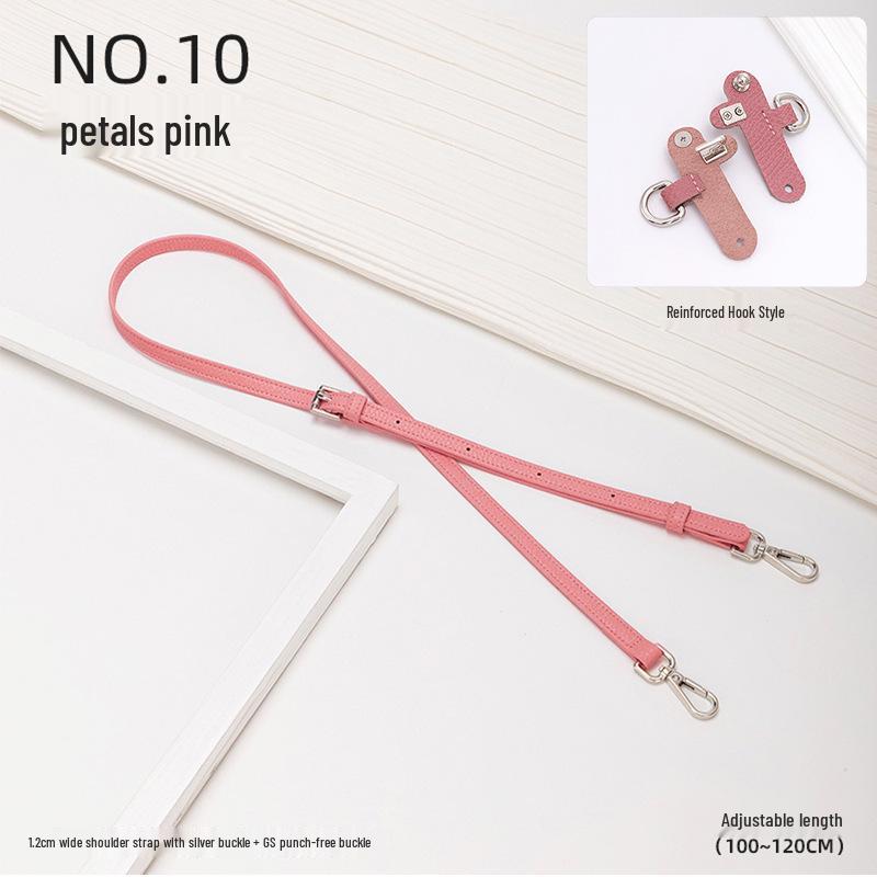 Longxiang Genuine Leather Mini Dumpling Bag with Wide Strap and No-Punch Buckle