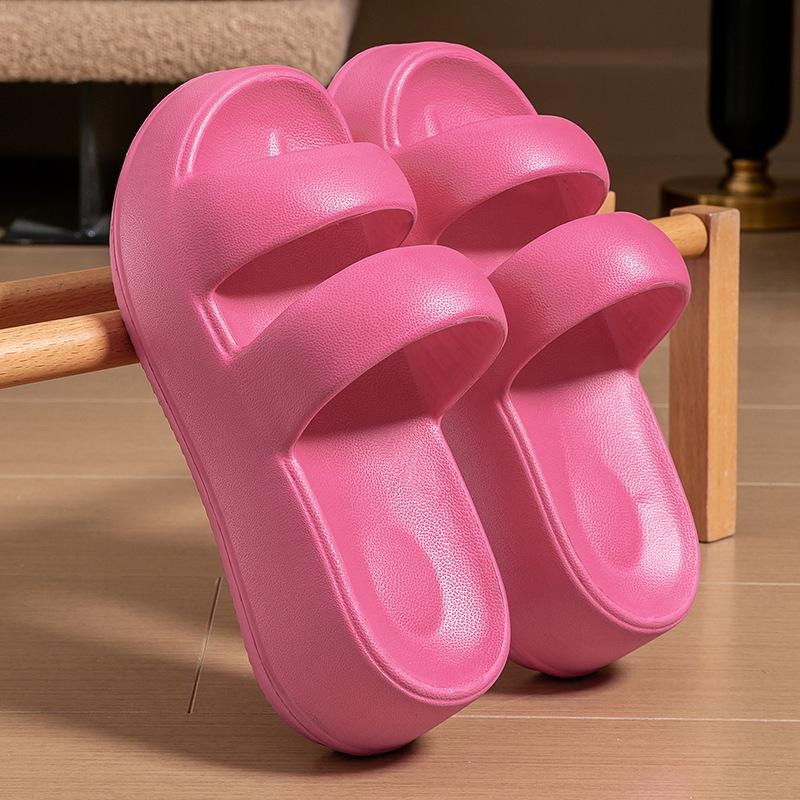 

Женские увеличивающие рост тапочки на толстой подошве, прохладные, универсальные, простые, для отдыха, домашние тапочки с бесшумной нескользящей мягкой подошвой 36-37