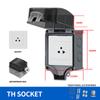 IP66 Waterproof ABS Plastic Junction Box - Gray for Outdoor Power Distributionoutdoor rainstorm proof