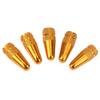 5pcs Bicycle Wheel Valve Dust Cover Replacement MTB Bike Wheel Valve Protector Rainbow Color Aluminum Alloy Bicycle Accessories