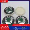 Car Sticker 4pcs 3D 56mm For Skoda Car Emblem Wheel Hub Center Cap Badge Covers Sticker Decals Styling Accessories