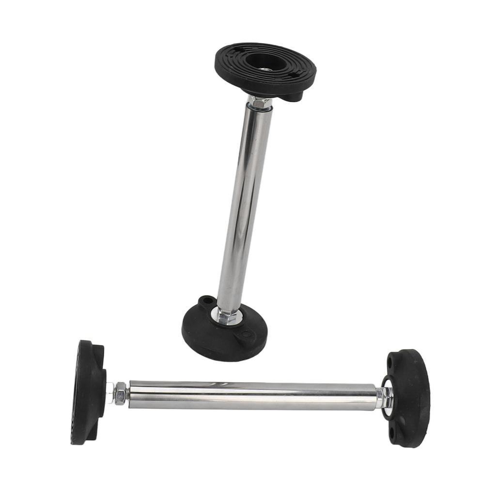 2 stk Skap Justerbar Støttestang Rustfritt Stål Baderomsskap Hengende Installasjon Løfting