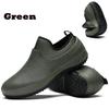 Scarpe da Lavoro Unisex Impermeabili Resistenti all'Olio Slip-On per Cucina Giardino Ristorante Chef Lavoro Medico Zoccoli Antiscivolo di Sicurezza per Uomo Donna