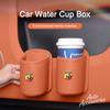 Car Water Cup Box Back Seat Drink Rack Leather Storage Box Water Cup Stand For Abarth Punto Tipo Panda Ducato Ducato Stilo Fior