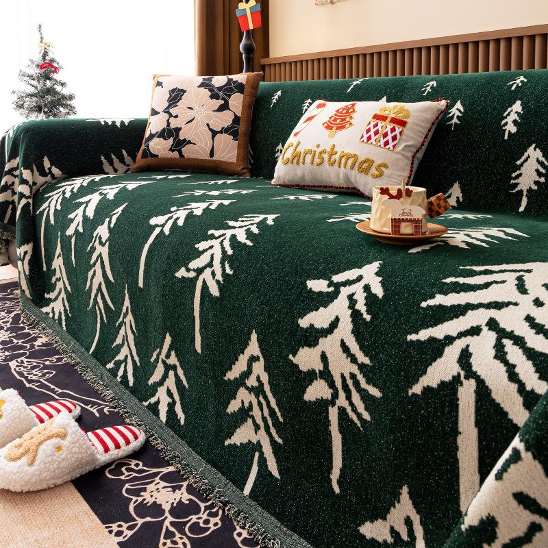 

Chenier sofa towel, simple and modern one-piece sofa blanket, non-slip and anti-grab, autumn and winter straight-row sofa cover cloth 45 * 45cm pillow cover