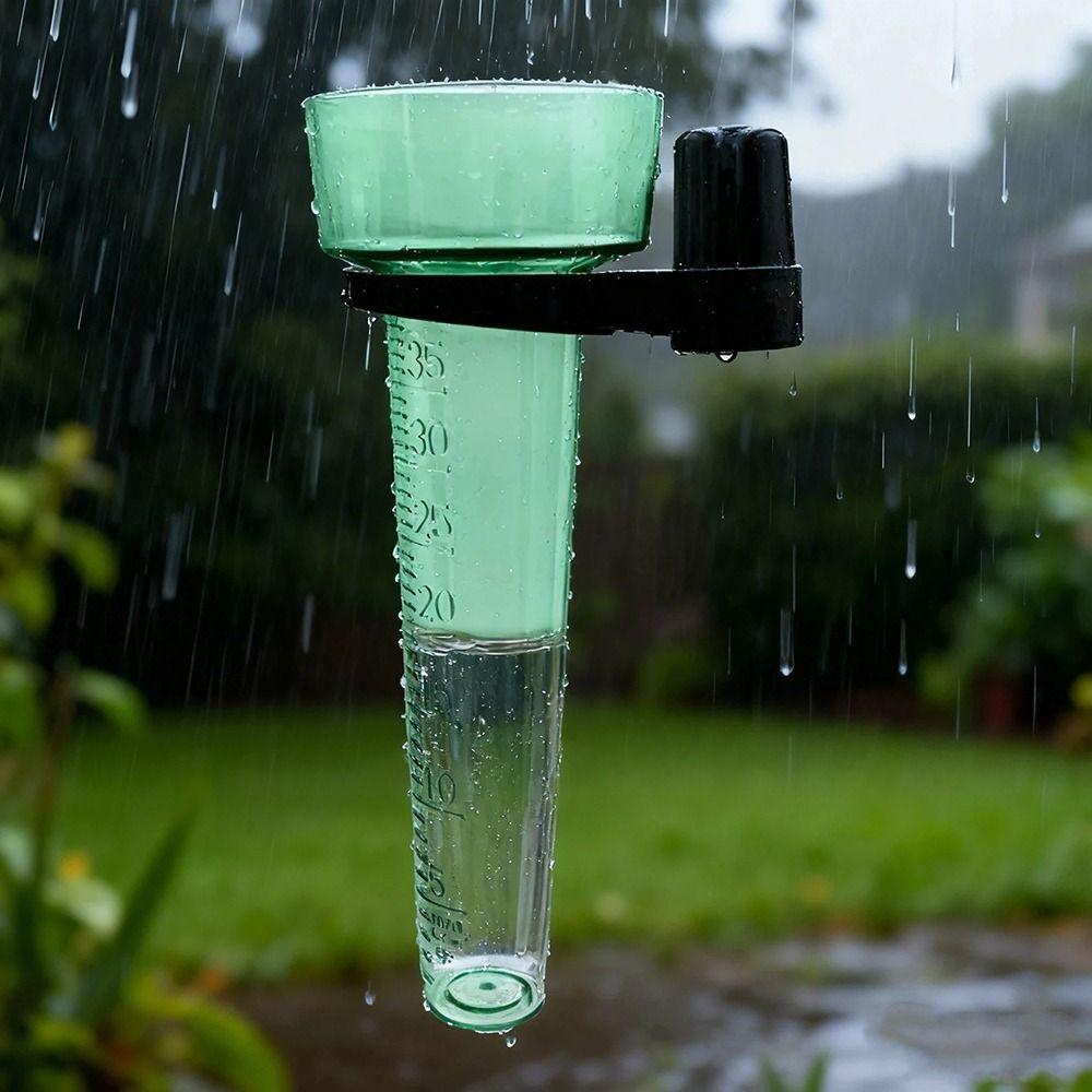 Clear Scale Rainfall Meter 35MM Water Measurement Tool Portable Rain Gauge  Outdoor