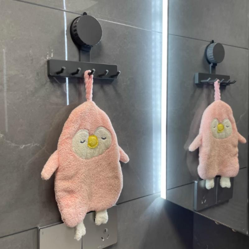 Strong Load-Bearing No Punching Suction Cup Hook Bathroom Wall Mounted Door Hanging Clothes Rack Clothes and Towel Racks