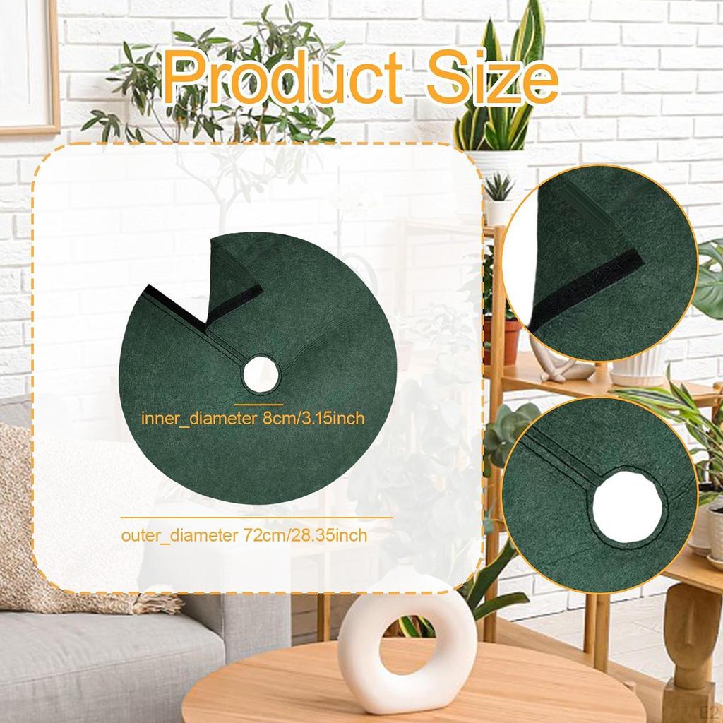 Degradable Mulch Rings to Shield Trees from Animals, Protective Mats