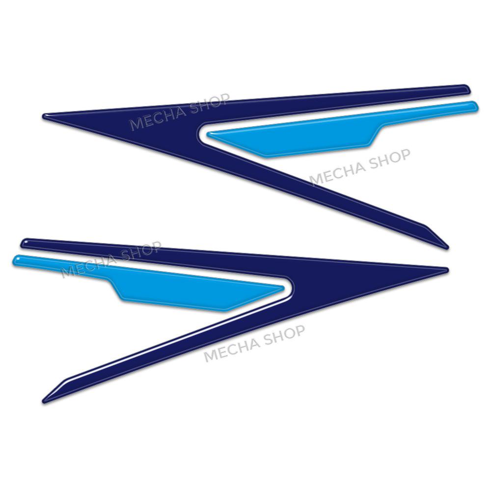 3D Resin Motorcycle Sticker Set Front Fairing Decals For MT-07 MT 07 MT07 2025 Tank Mat Decals