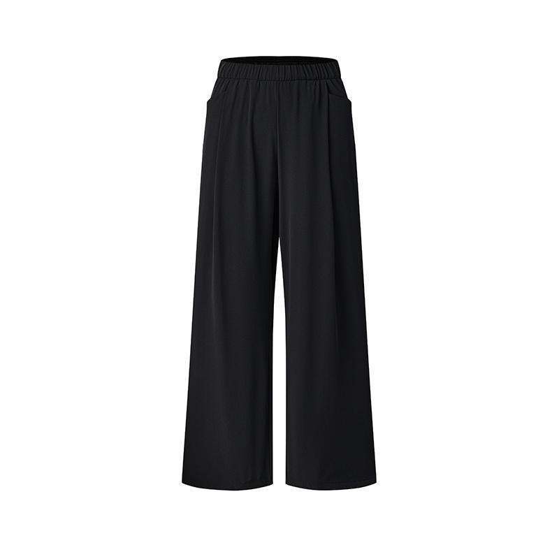 FILA Fitness Cool Touch Solid Color Casual Pants Women bottoms A11W631801F-BK S