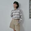 Lap Multi Stripe Collar Knit As1kh268