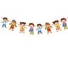 Children's Day Classroom Decorations: Cartoon Flag Banners for Kindergarten Activities