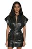 New Women's Black Dress Soft Lambskin Stylish Slim Fit Handmade Leather Dress Trendy Fashion