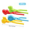 1/4pcs Snowball Maker Clip Multi-shape Cartoon Snow Balls Making Clamps Snow Ball Maker Gadgets Kids S for Snowball Fights Tool