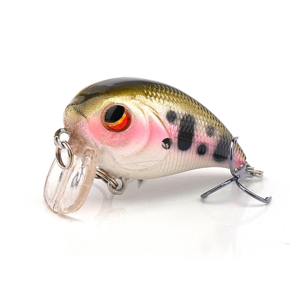 45mm 7.4g Mini Crankbait Deep Fishing Lures Floating Artificial Hard Bait Minnow Wobblers Bass Pike Pesca Fishing Tackle