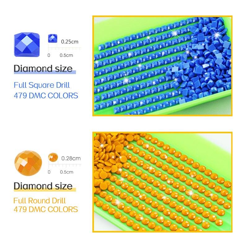 5D DIY Diamond Painting Sunset Bottle View Diamond Embroidery  Cross Stitch Full Round Drill Manual Art Home Decor Gift