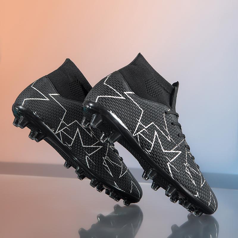 35-47 Unisex vysoké kopačky Long Nail AG Trénink na umělý trávník Velké dětské kopačky