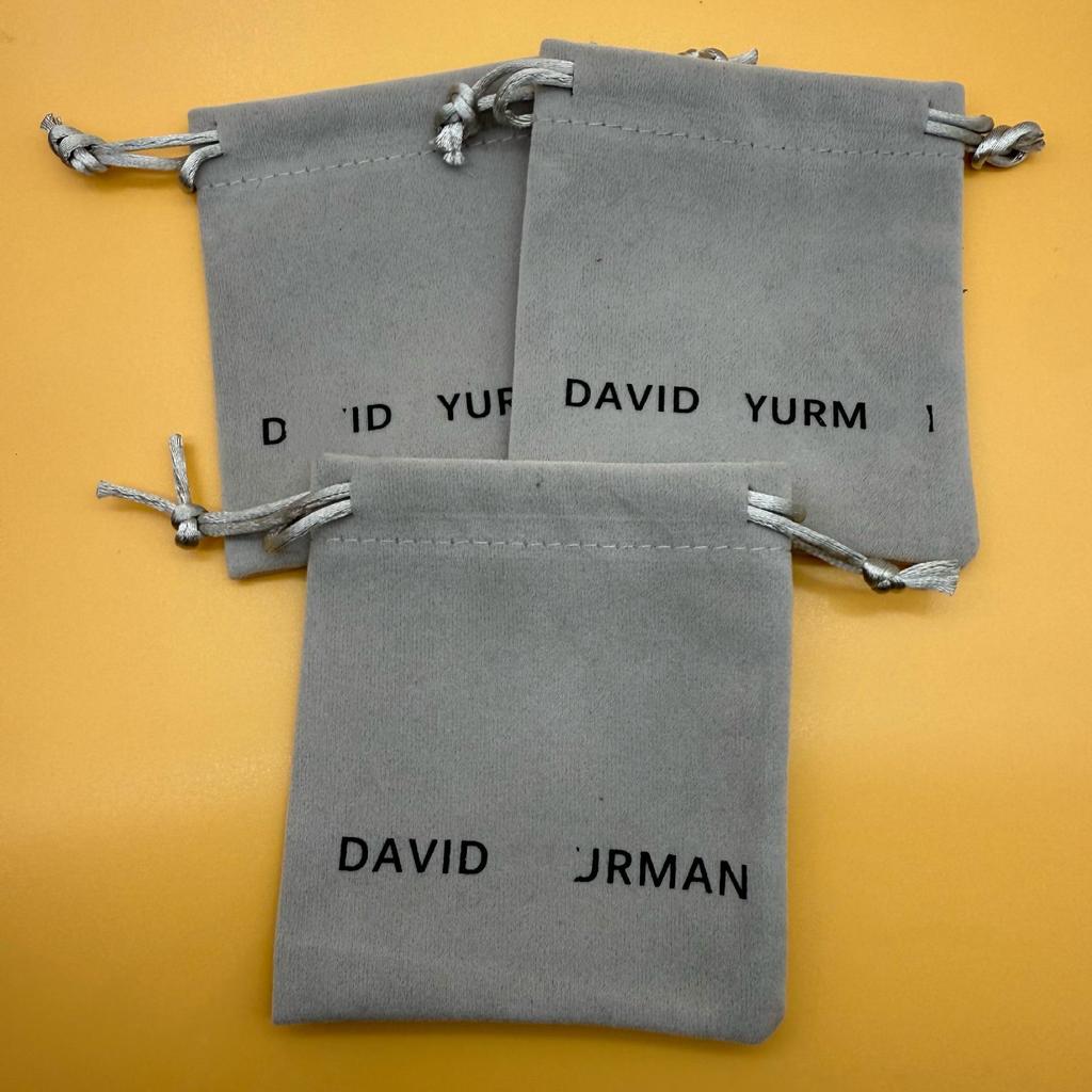 David Yurman Suede Jewelry Storage Bag - Cabinet Edition