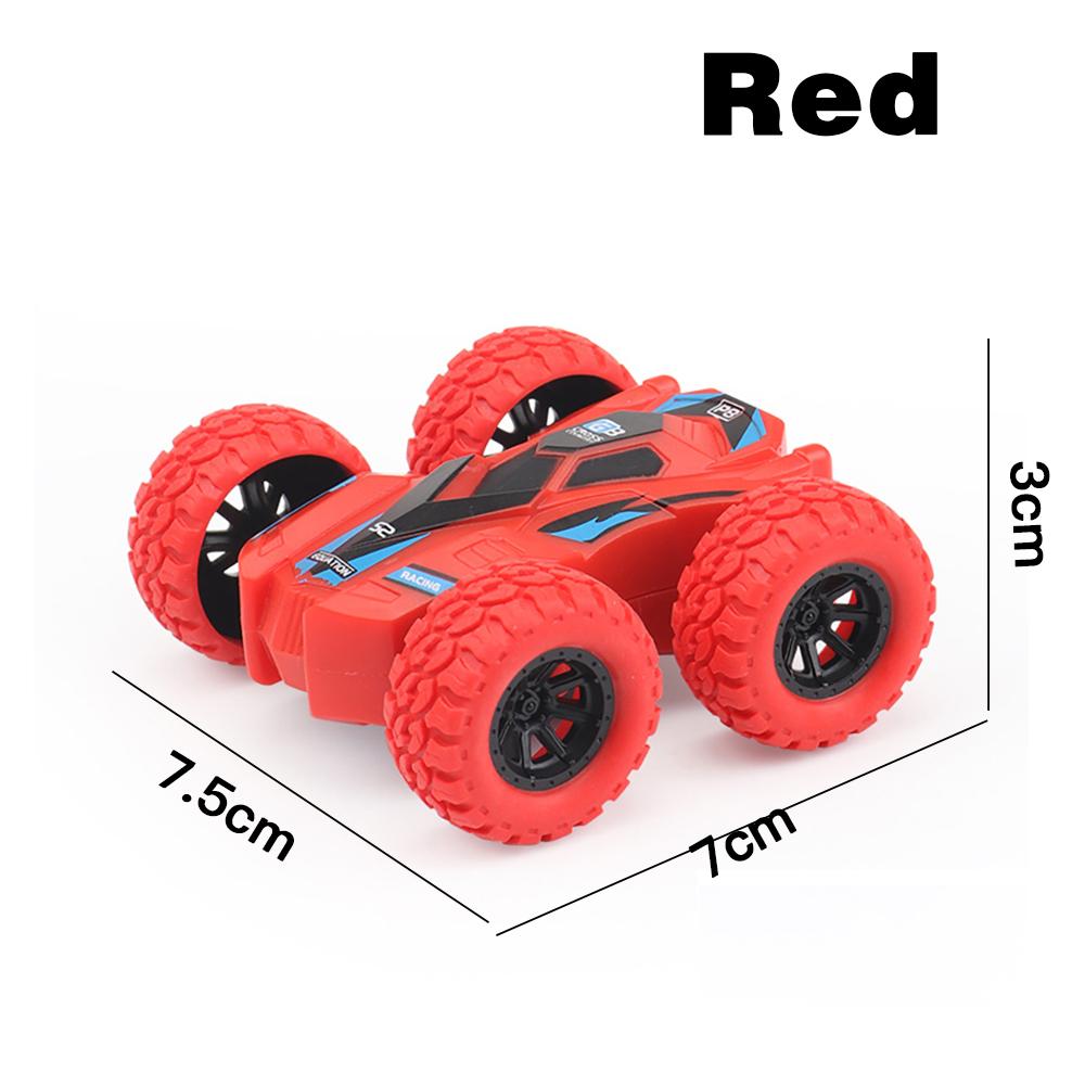 Mini Double-side Inertial Car Stunt 360° Flip Childs Puzzle Toy Car Indoor Outdoor Power Climbing Car Anti-fall Off-road Vehicle