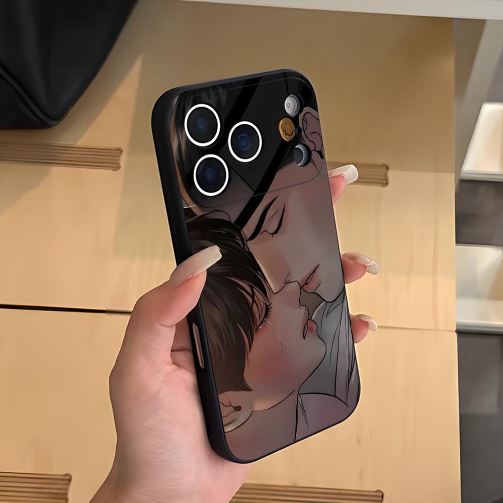 Painter The-w-Nights-Anime Phone Case For IPhone 17 Air 16 E Pro Max 15 14 13 Mini 12 Pro 11 Max Plus Black Soft Shell
