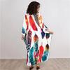 XITAO Contrast Color Printing Cartoon Women Dress GJ1207