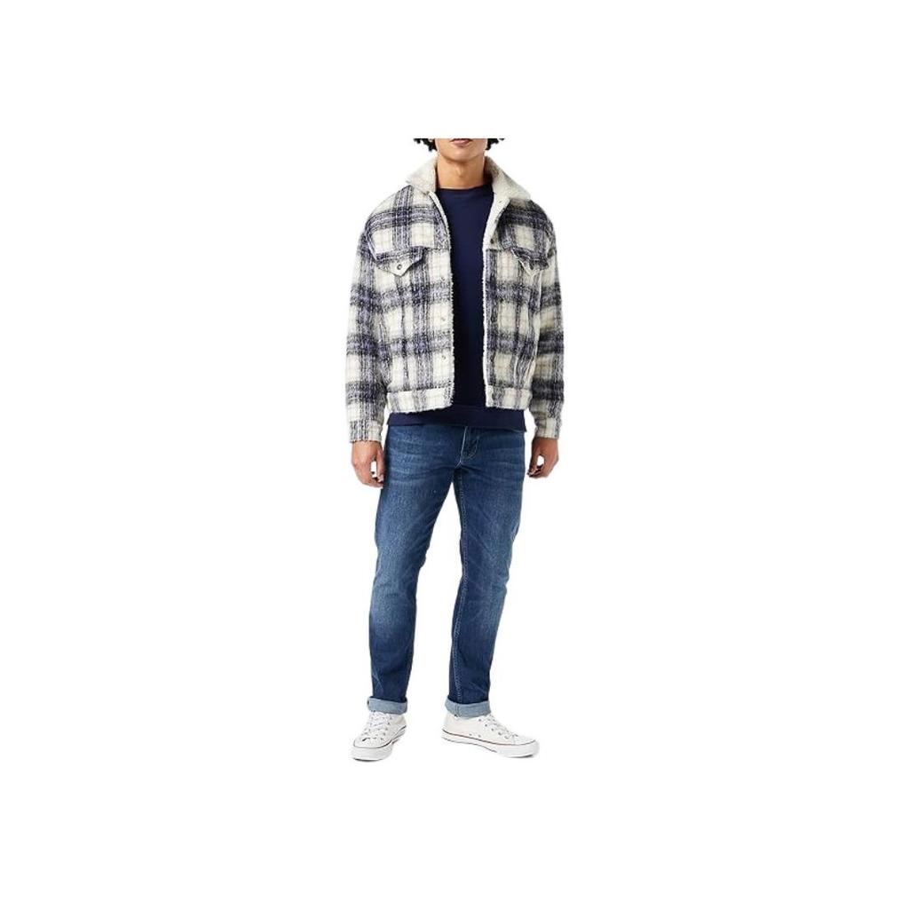 Levis SS23 Plaid Print Full Print Lapel Single-Breasted Long Sleeve Jacket Men Jackets Multi-Color 79129-0024