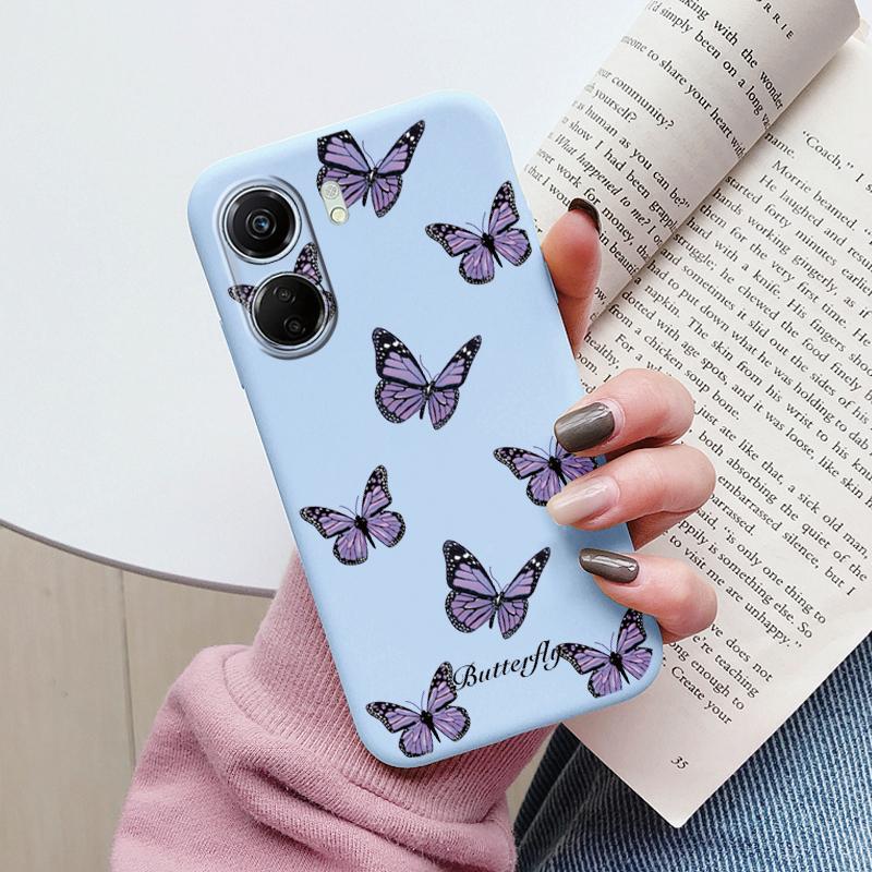 For Poco C65 Phone Case Silicone Soft TPU Protective Soft Cat Coque Para Fundas For Xiaomi Poco C65 Capa Little Dinosaur Shell
