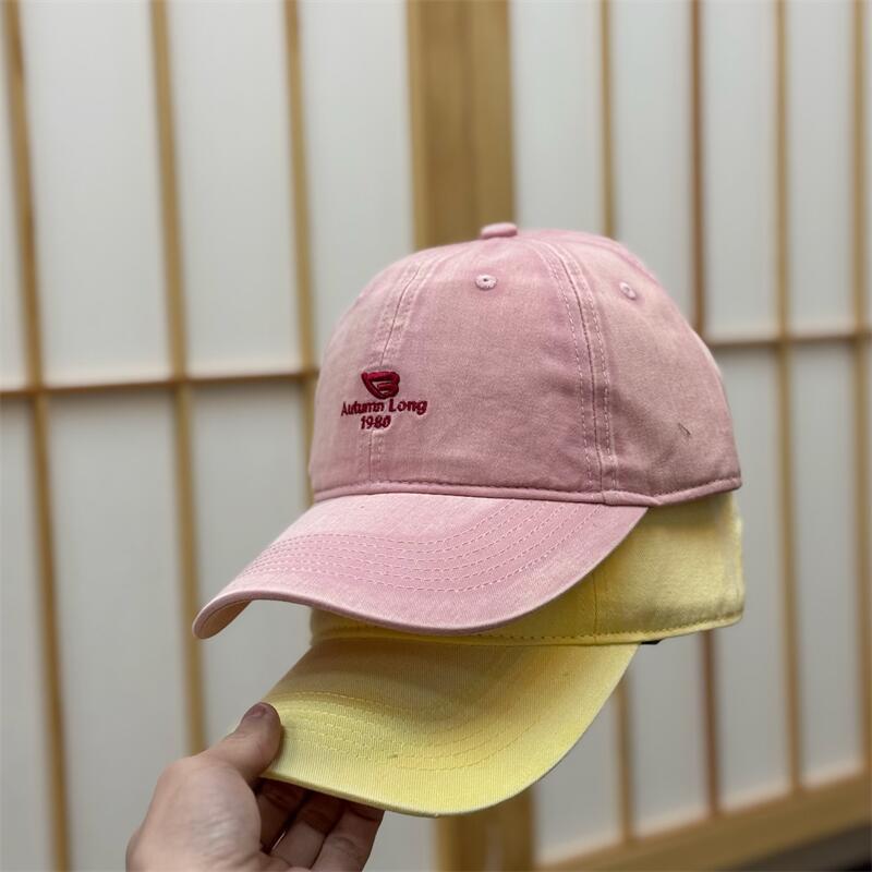 Spring And Summer High Quality Soft Top Letter Embroidered Baseball Cap Women'S Casual Versatile Outdoor Outing Visor