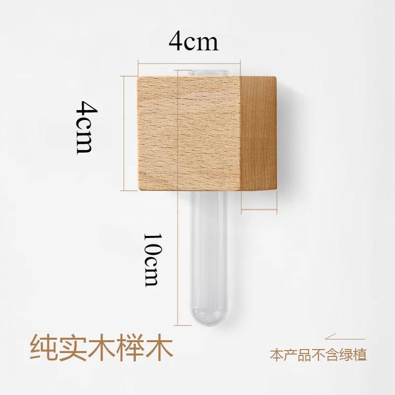 

Refrigerator Stickers Test Tube Vase Home Decor Hydroponic Vase Living Room Wall Decoration Magnetic Vase